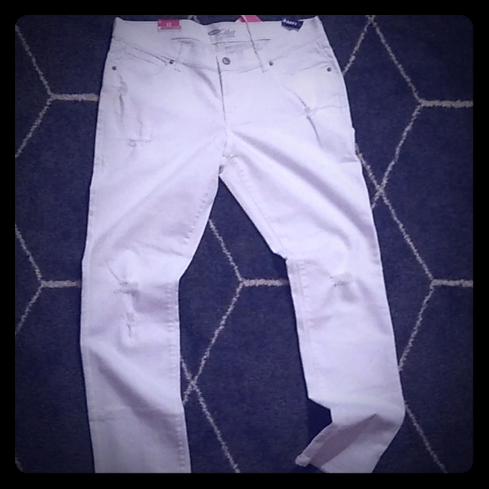 White jeans